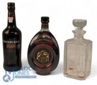 Port & Brandy Bottles: to include a Cockburn's Special Reserve Port 20% 75ml, Vecchia Romagna