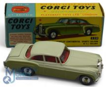 Corgi Toys - 224 Bentley Continental Sports Saloon near mint with a clean original box
