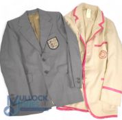 Sporting Blazers. To include England official's blazer with 3 Lions crest to pocket, another with
