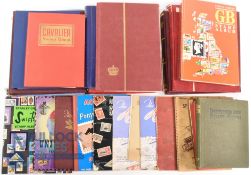 Large Quantity of Postage Stamps. To include many albums and loose pages 20 albums in total (box)