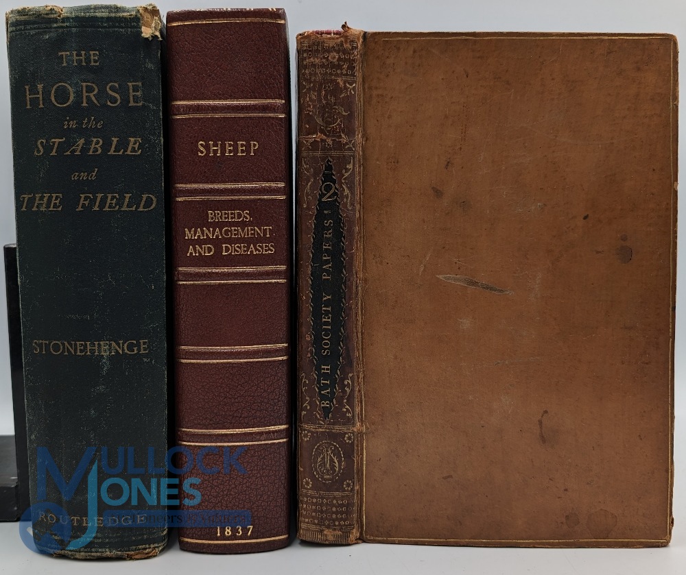 Agricultural Books (3) features Bath Agricultural Society 1783. A 388 page book Sub titled "