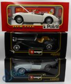 Polistil & Burago Cars - Detailed 1:18 scale model for adult collector's Polistil MG A Twin Cam,
