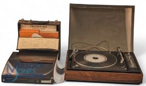 Technics Automatic Turntable SL-J11 with instructions, with a Bang & Olufsen Beogram 1500 record