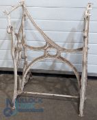 Vintage Cast Iron Sewing Machine base, suit table base, garden furniture, in good condition, no