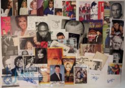 Large Collection of Autographs from Film and TV, Music, Sporting, Radio to include Lisa Riley, The