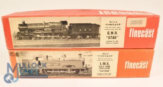 Wills Finecast white metal 4mm OO Kit GWR Star 4051 4-6-0 Loco Train Body Kit. Designed to take