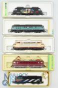 N Gauge Model Railway - Minitrix Locomotives to include 12879, 12514, 12687, 12859 plus one other
