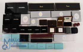 Designer Merchandise Boxes. To include Chanel, Christian Dior, David Morris, Tiffany & Co, Harrods