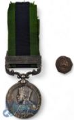 A George V Indian General Service Medal with Waziristan 1919-21 Clasp to 63778 PTE Enos Pidgeon