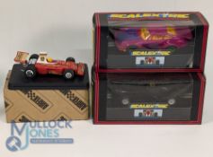 Scalextric Batman and Joker Slot Cars. C465 Batmobile, C466 Joker's Porsche together with Airfix