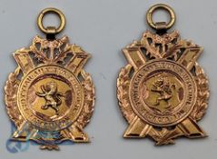 9ct Gold Swimming Medals. Scottish Amateur Swimming Association both presented to J Humphries of