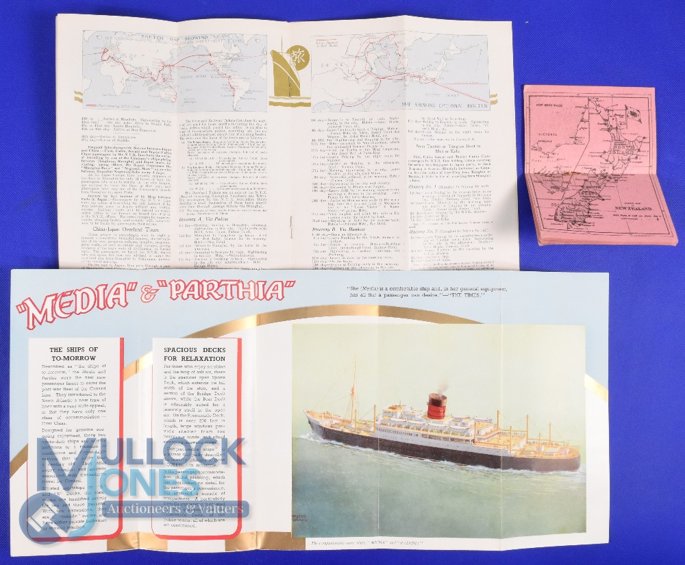 Shipping - Union Steamship Company of New Zealand 1920 Pocket Guide - An extensive 28 page Pocket - Image 2 of 5