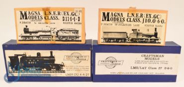 Selection of Locomotive white metal Body Kits. To include Craftsman Models LNER C12 4-4-2T, LMS/L&