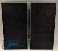 Pair of Bang & Olufsen 3700 Beovox Speakers (no stands) type 6240, one having slight damage to