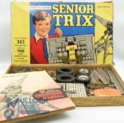Trix Senior Engineering Set - Trix version of Meccano containing various construction pieces