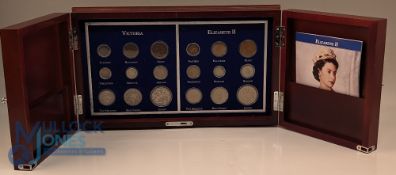 Queen Victoria - Queen Elizabeth Coin Collection. Featuring Farthing, Halfpenny, Penny,