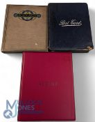 3x Period Postcard Albums: with a good selection of British cards, Australian cards Chile cards,