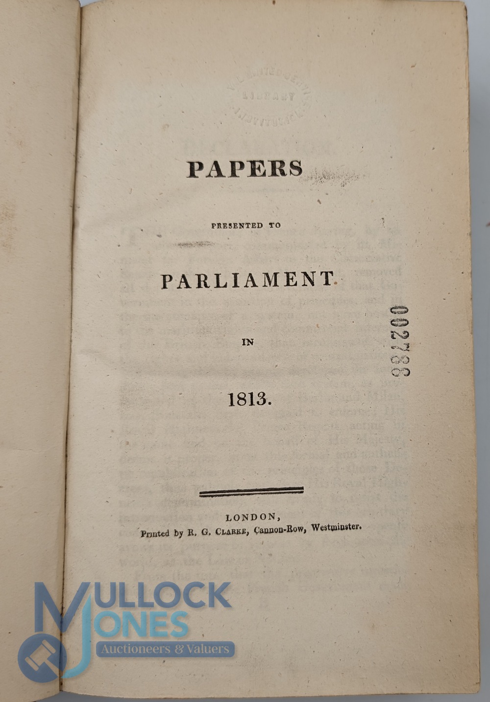 England v America - War of 1812-15: A collection of papers presented to Parliament between 1811- - Image 2 of 2