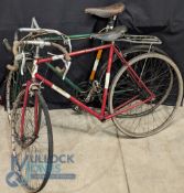 Vintage Carlton Racing Bicycle. 531 Tubing frame 22ins, Brooks leather saddle, 27ins Tubs and Sprint