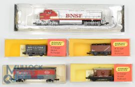 N Gauge Model Railway - Spectrum Locomotive 86075, Rolling Stock to include Atlas 2384, Hornby