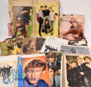 1960s Autographed Magazine Cuttings. Featuring many Stars to include Georgie fame, The Seekers,