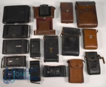 Selection of Vintage Folding Film Cameras. To include Kodak Brownie, Kodak Art-Deco x 2, Kershaw