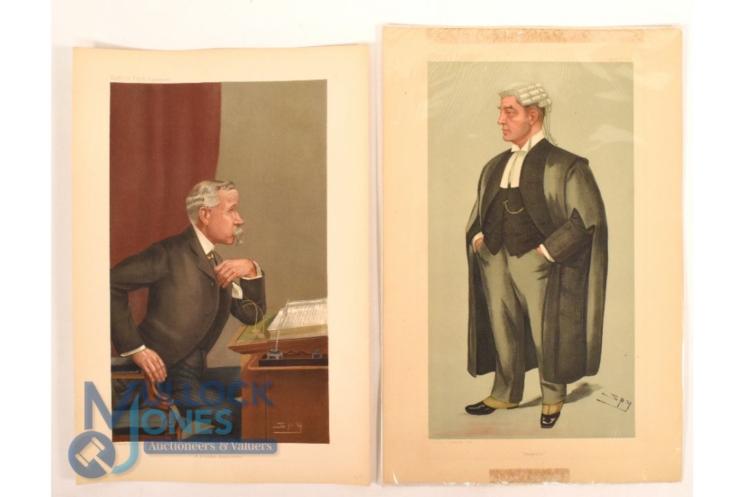 Original Law Vanity Fair Prints 1887 to 1902 featuring prints Right Hon James Hanner, A Popular - Image 5 of 5