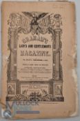 Edgar Alan Poe - Graham's Lady's and Gentleman's Magazine, December 1843. A rare copy of this