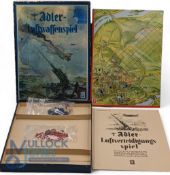 WWII - Rare German Board Game: Adler Luftverteidigungs spiel (Air Defence Game) - a rare example