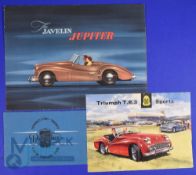 Automobile - Car Sales Brochures (3) - features Daimler 1938 - An interesting 8 page sales