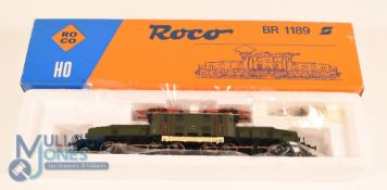 Roco 43446 HO gauge BR 1189. 'Krokodil' electric loco in OBB green livery, original box - new old