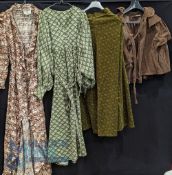 1970-1980 Vintage Laura Ashley Clothing: Dresses, Skirt, Jacket - good collection of Laura Ashley