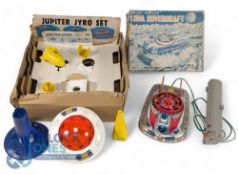 Tomy Jupiter Jyro Set Made in Japan with instructions and part box Battery compartment clean