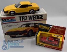 Dinky Toys - 211 Triumph TR7 Sports Car near mint with a clean original box together with Monogram