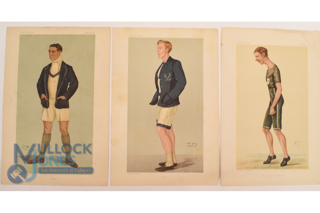 Original Sporting Vanity Fair Prints. Featuring prints Pen is mightier than the sword Fencing, - Image 5 of 5