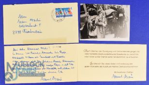 Adolf Hitler - Letter by Hitler's Pilot Hans Baur - to the son of Hitler's former Inspector