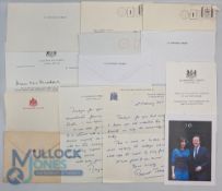 Letters Cards 10 Downing Street: to include 3 printed facsimile letters from Margeret Thatcher's