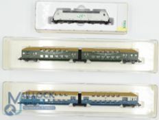 N Gauge Model Railway - Minitrix DR, ITL to include Locomotive 12362 Coaches 13390, 13392 all