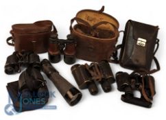 Selection of Binoculars. To include GKP/KF 6x30, Ross Power 9, Mk 5 Sp, 9x 25x25, Lieberman &