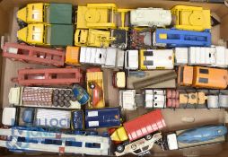 Corgi Toys Play worn Cars & Commercials. To include Road Sweepers, Lorries, Dust carts, Breakdown