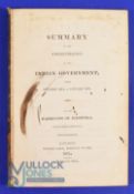 Summary of The Administration of The Indian Government from October 1813 to January 1822 by the