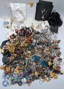 Large Selection of Costume Jewellery. Earrings, Bracelets, Necklaces, Rings - all new old stock (