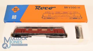 Roco 43522 HO gauge electric locomotive. BR V200 of the DB original box, new old shop stock