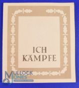 WWII Germany - Adolf Hitler - 'Ich Kampfe' [I Fight] Munich 1943, softback publication compiled by