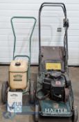 Hayter Electric BVS 153 electric lawn mower - for spares or repair, with a Walkover 12