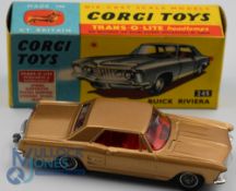 Corgi Toys - 245 Buick Riviera near mint with a clean original box