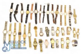 Large Collection of Men's Wrist Watches. Various markers Rotary, Limit, Reflex, Sekonda, Timex,