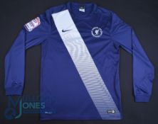 Liverpool Feds Woman’s FC Football Shirt, #3, Size S, Nike, blue, long sleeves (G)