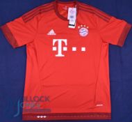Bayern Munich FC home football shirt 2015-2016 #25 Arnold, Size L, Adidas / T, Red with tags (G)