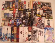 Rugby League and Union programme collection, to include an early Liverpool Stanley v St Helens